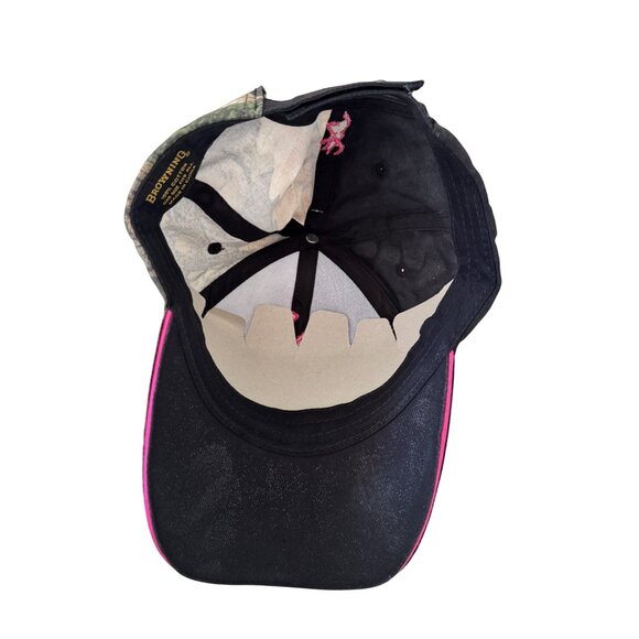 Browning For Her Buckmark Cap Camo Adjustable Fuchsia NWT $20 Mossy Oak - Picture 4 of 10